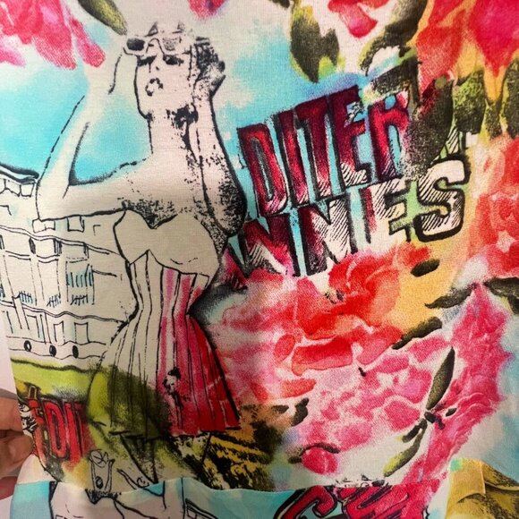 RARE Morgan Y2K Timeless Parisian Art Deco Tulle Lightweight Comfy Slip Dress XS - Picture 10 of 11